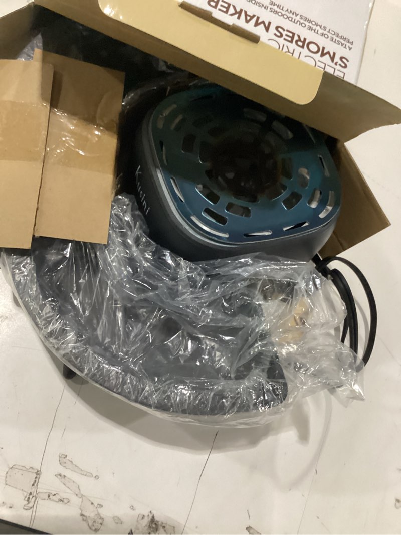 Condition photo showing Good Condition for Kusini Smores Maker Tabletop Indoor - Flameless Electric Marshmallow Roaster – 4 Detachable Trays & 4 Roasting Forks – Gift Set & Date Night Idea. Movie Night Supplies & Housewarming Gift
