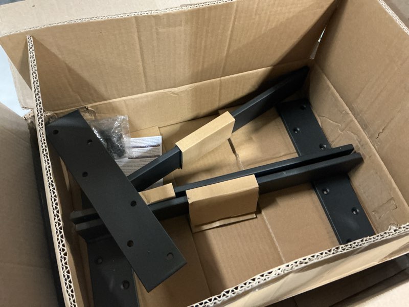 Condition photo showing New/Like New for floating shelf bracket 3/8" thick heavy duty shelf brackets 3 pack free hanging countertop support bracket 18" lx2.5 w floating wall brackets for cabinets, granite, dishwasher, bench seats vanities 18 inch 3 pack