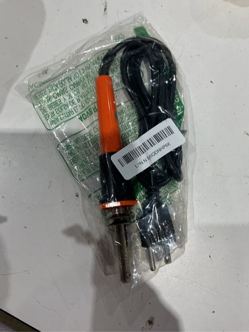 Condition photo showing Good Condition for hot knife cutting tool, 30w, 10 blades and wood burning tip | electric plastic and foam cutter for resin, mesh, and rope - 9 in, 2 holders, stand, carbon steel, fast heating for diy craft