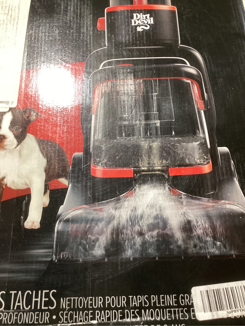 Condition photo showing New/Like New for Dirt Devil Full Size Carpet Cleaner Machine for Carpet and Upholstery, Deep Cleaning Carpet Shampooer Machine with Two Cleaning Modes, Pair with Dirt Devil Carpet Cleaner Solution