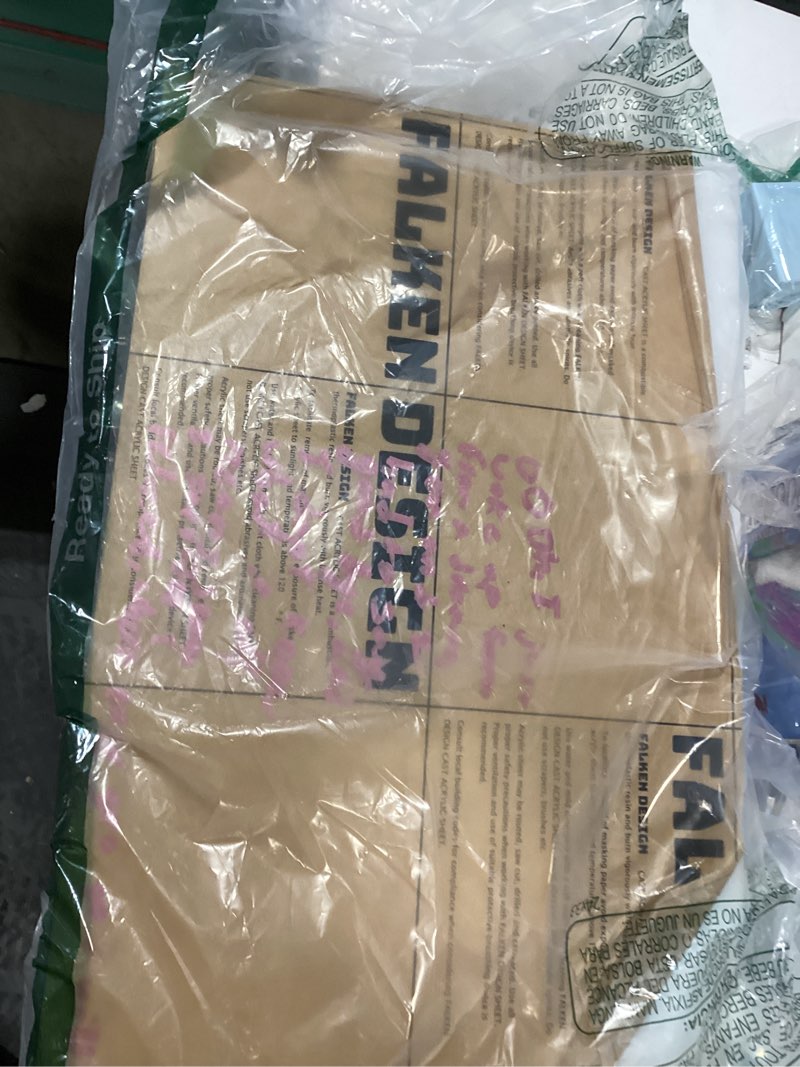 Condition photo showing Good Condition for Falken Design Acrylic Plexiglass Sheet, White Translucent 32% (7328), 12" x 18" x 1/4"