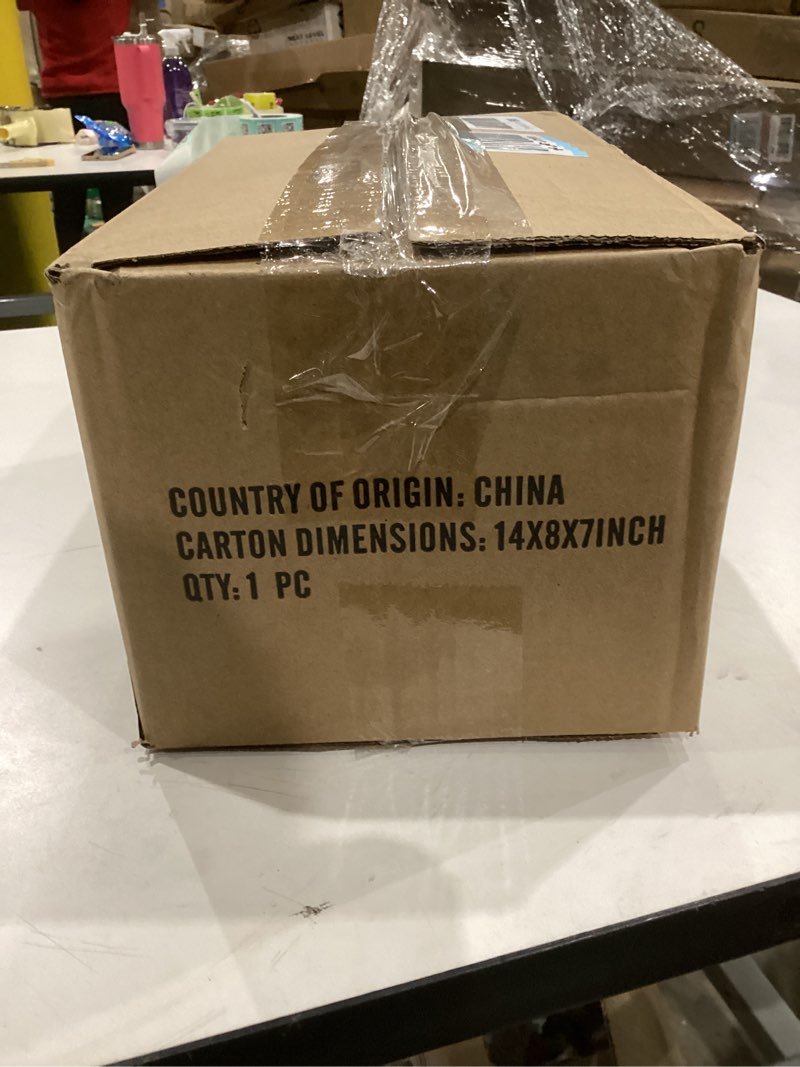 Condition photo showing As Is for Pre-Lit Artificial Christmas Garland, Green, White Lights 50, Decorated with Pine Cones, Berry Clust