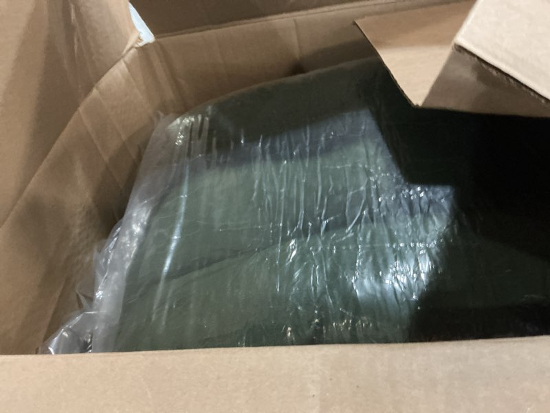 Condition photo showing As Is for ipynbap outdoor chair cushions set of 4, patio chair cushions with ties, 19x19+5” tufted outdoor seat cushions, waterproof patio furniture cushions, outdoor dining chair pads, forest green forest green 19*19+5”/4pcs
