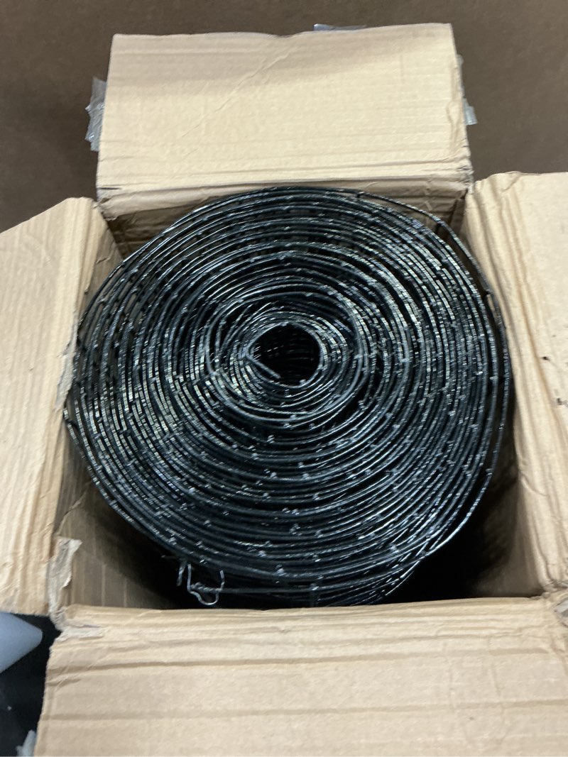 Condition photo showing Good Condition for welded wire fence 36inx50ft, 16ga, mesh size 2" x 3" black hardware cloth, chicken wire fence, pvc coated garden border fencing, vinyl coating metal wire mesh for yard, dog vegetable, plant