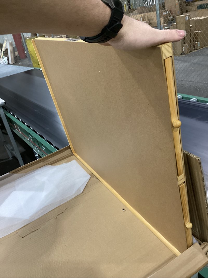 Condition photo showing New/Like New for Bits and Pieces Jigsaw Puzzle Board with Drawers Puzzle Board 1000 Pieces, 22 Inch x 30 Inch Wooden Tray Table with 4 Organizing Piece Sorting Trays, Portable, Easy Storage for Puzzles 1000 pc Plateau