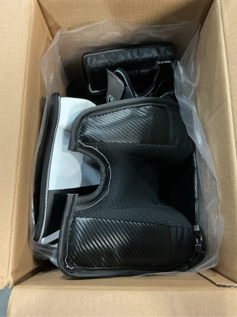 Condition photo showing New/Like New for franklin sports street hockey goalie set - leg pads - catch glove - blocker - premium durability - officially licensed nhl product