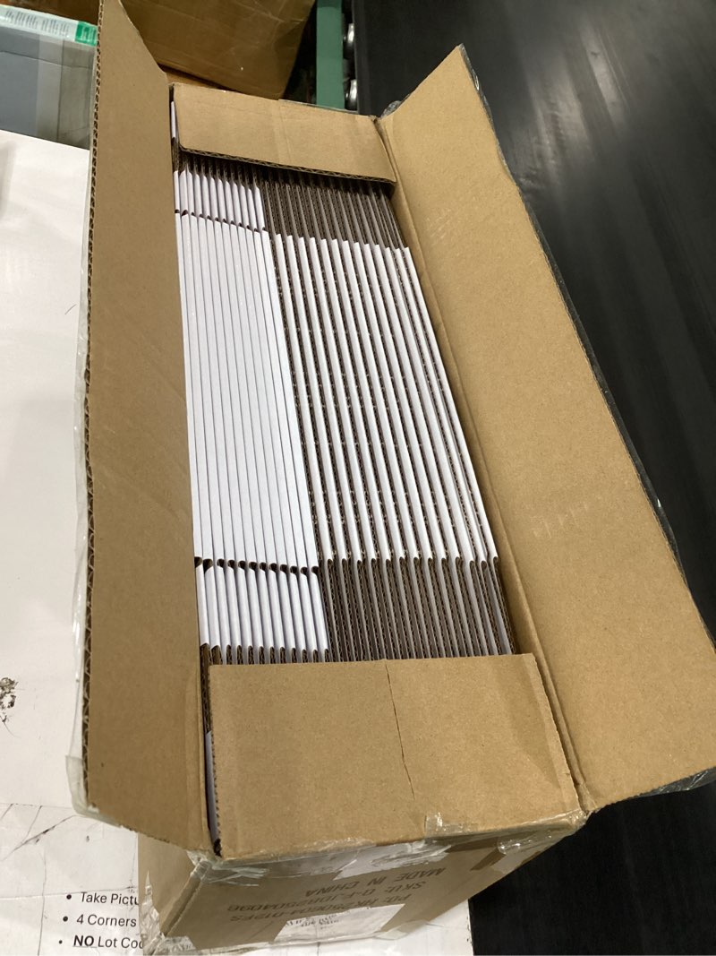 Condition photo showing Good Condition for exyglo trading card storage box 25 pack 520 count 20pt, 10.6x3.8x2.9 inch white cardboard card boxes for tcg/mtg/sport cards, fit 3.6x2.6 sleeves shipping or storing, 13000 max capacity in total