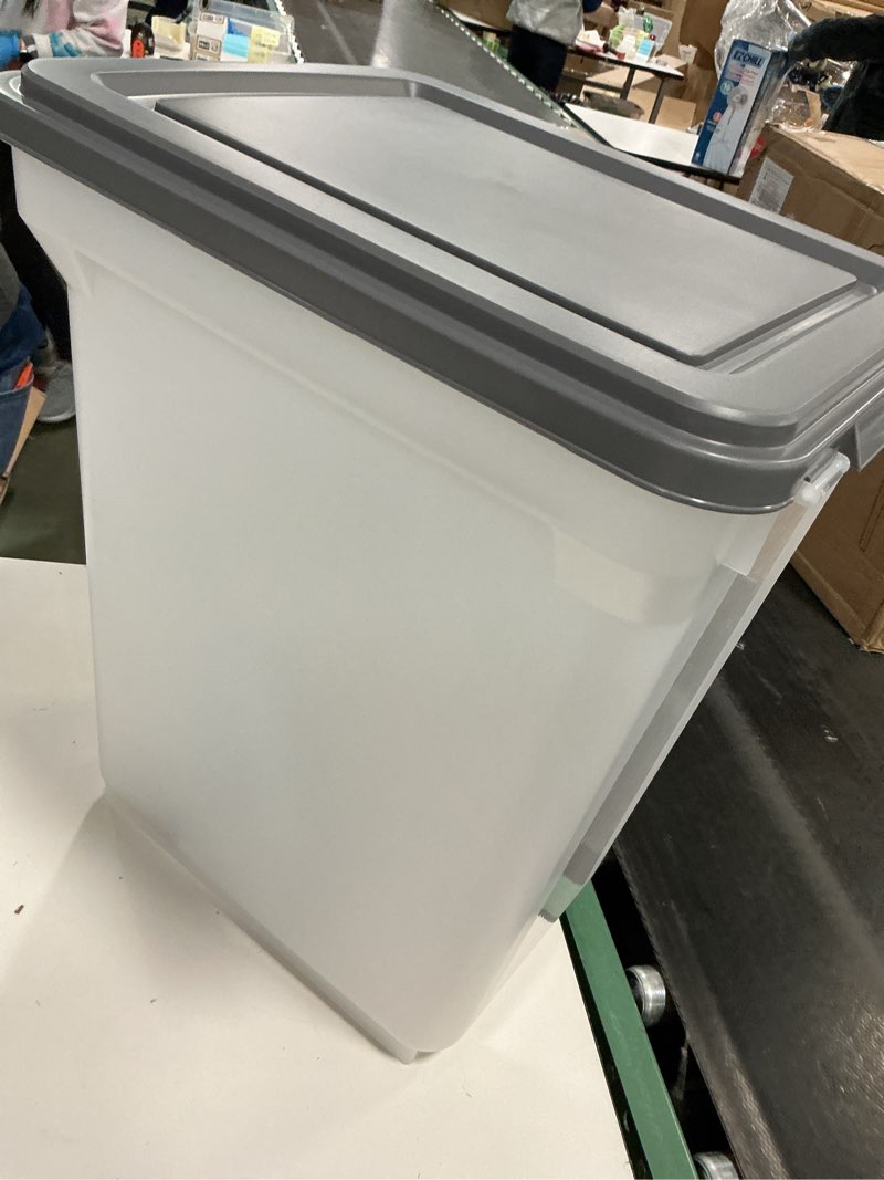 Condition photo showing Good Condition for IRIS Airtight Pet Food Container | Dog & Cat Food Storage Bin with Scoop