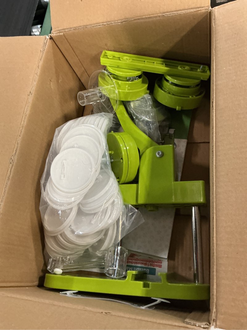 Condition photo showing Good Condition for Button Maker Machine, 75mm(3 inch) DIY Pin Button Maker Press Machine Kit, Badge Button Press Machine Pin Maker Machine with Free 100pcs Button Parts&Pictures&Circle Cutter&Magic Book Round - 75 mm