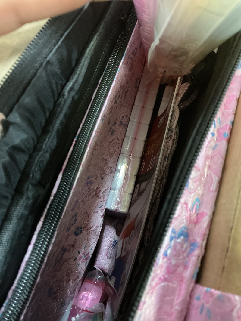 Condition photo showing Good Condition for American Mahjong Game Set, 166 Pink Tiles, Pink Bag and Entire Accessories, 4 All-in-One Rack/Pushers, Mahjong Tiles Set