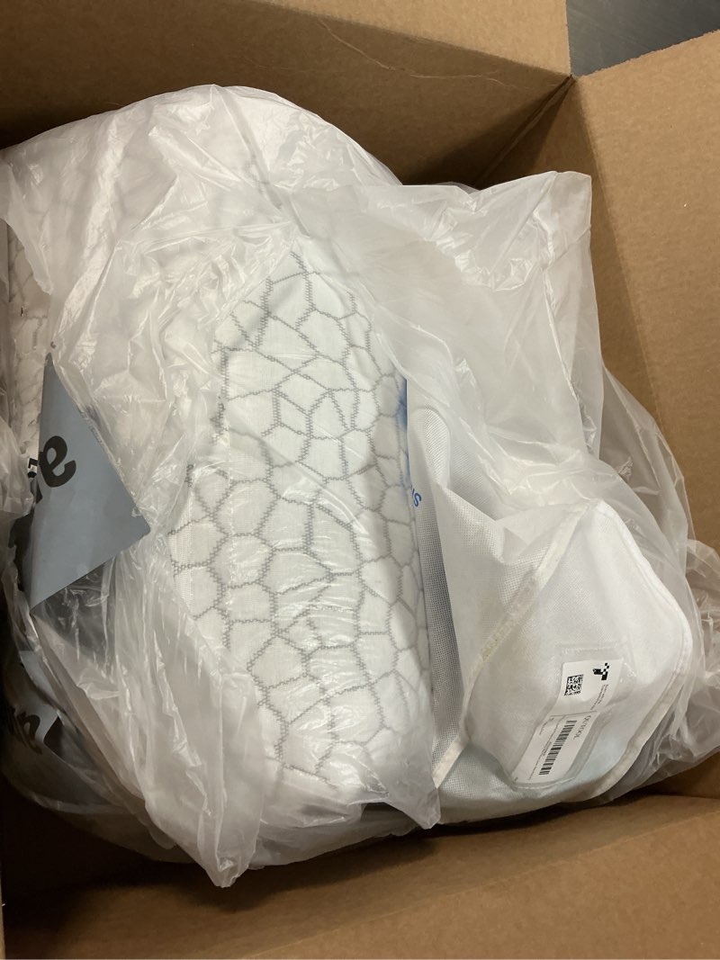 Condition photo showing Good Condition for QUTOOL Cooling Pillow for Sleeping 2 Pack, Luxury Shredded Memory Foam Bed Queen Pillows Set of 2, Cool Pillow for Hot Sleepers Adjustable Firm Pillow for Side, Back, Stomach Sleepers Soft Yet Support White-cooling Basic Queen(2 Pack)-20'*30'