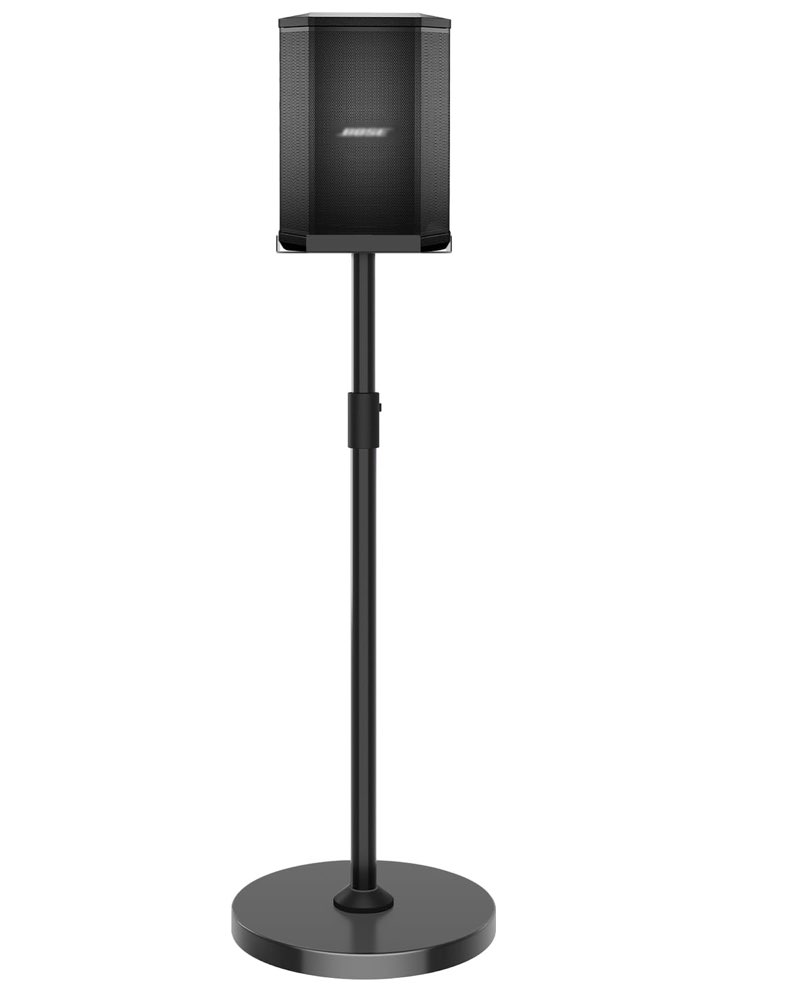 new upgrade height adjustable speaker stand for bose s1 pro / s1 pro plus / s1 pro+, extends 45" to 