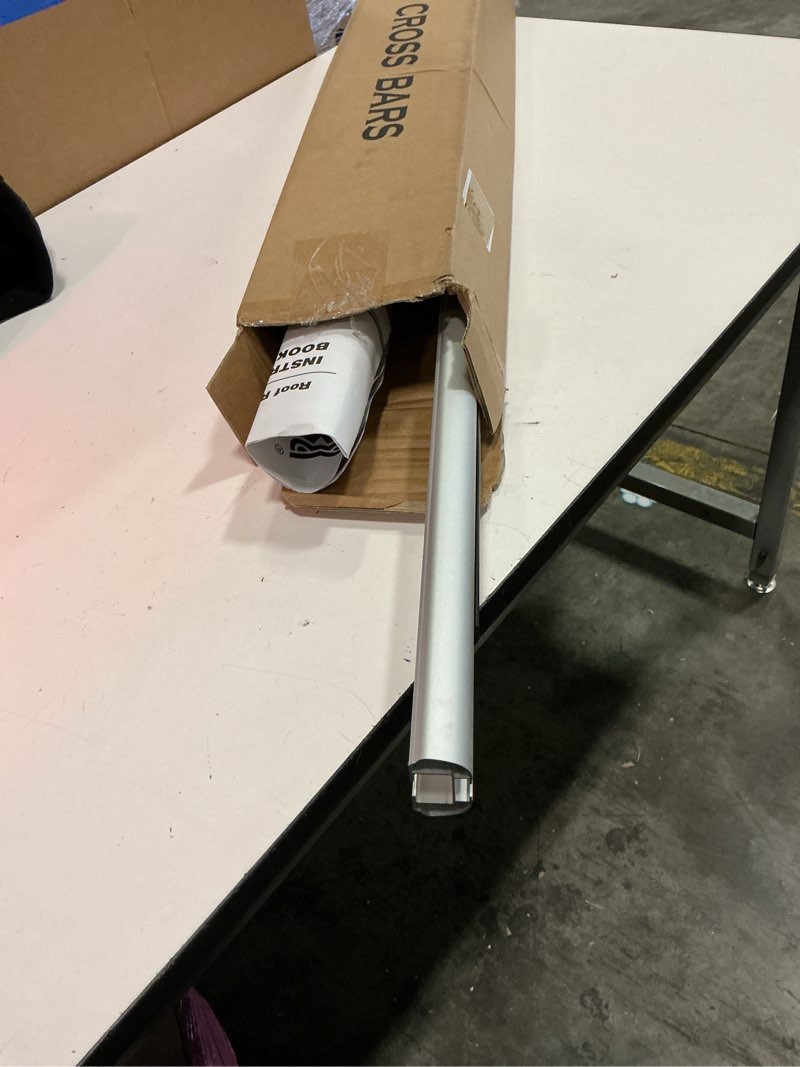Condition photo showing Good Condition for stay there car roof rack cross bars 56”aero thick aluminum universal crossbars roof rack adjustable roof cross bars, fits most vehicles with existing raised side rails with gap- 200 lbs load capacity standard 56 inches