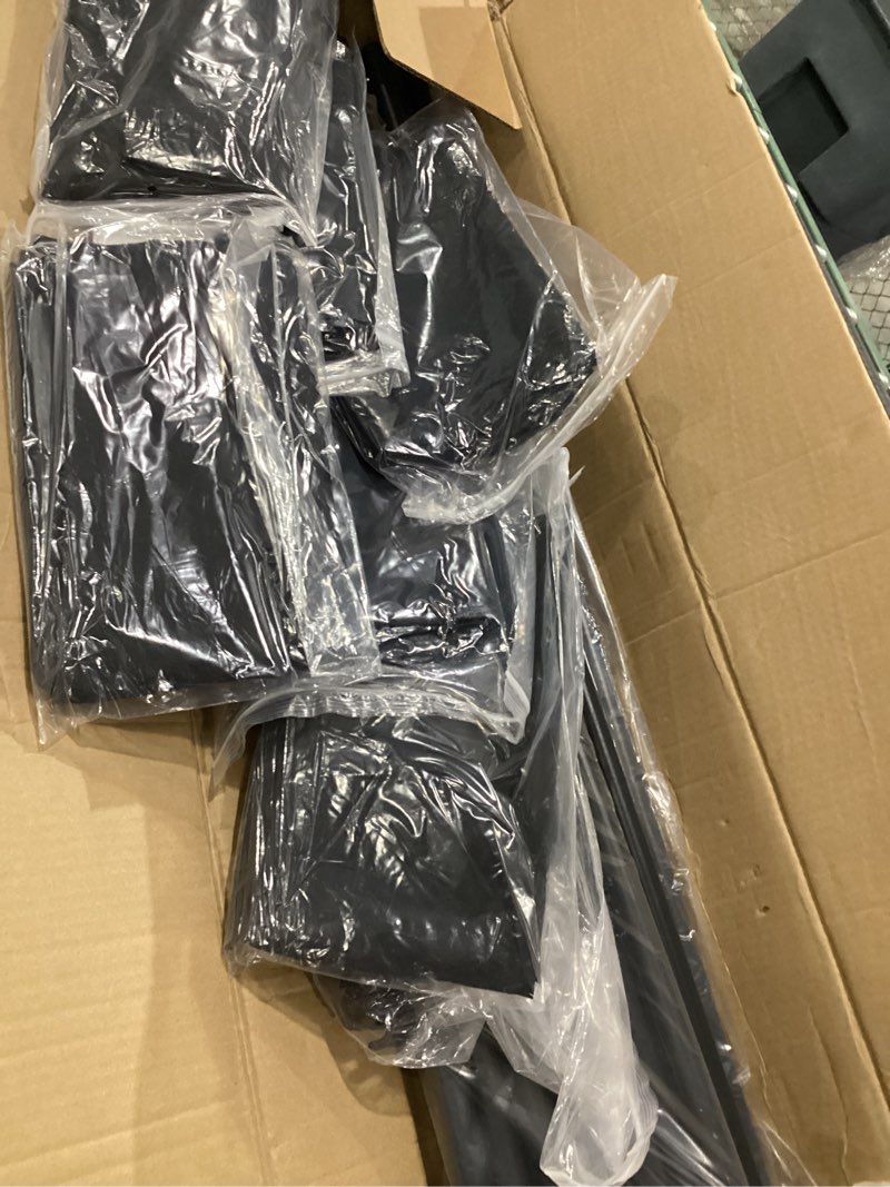 Condition photo showing New/Like New for Room Divider 6FT Portable Room Dividers and Folding Privacy Screens, 132'' W Fabric Divider for Room Separation, 6 Panel Partition Room Dividers Freestanding Wall Divider Screen for Dorm Studio Office 6 Panel-132'' Black