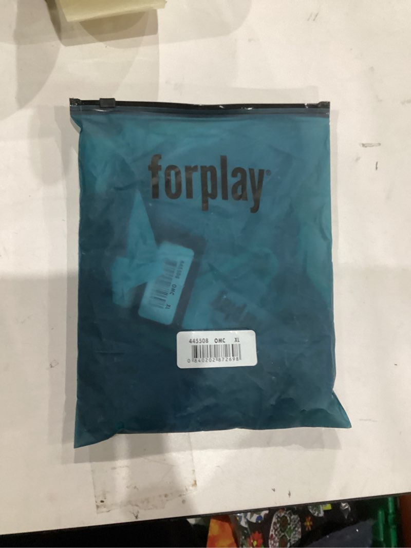 Condition photo showing New/Like New for Forplay Women's Amalfi Mesh Pool Maxi Dress X-Large Plus Ombre Cool