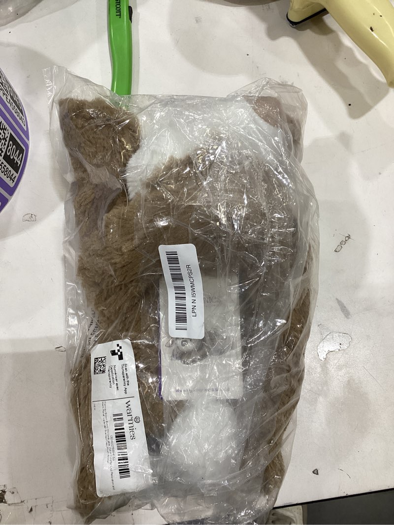 brown bunny weighted stuff animal