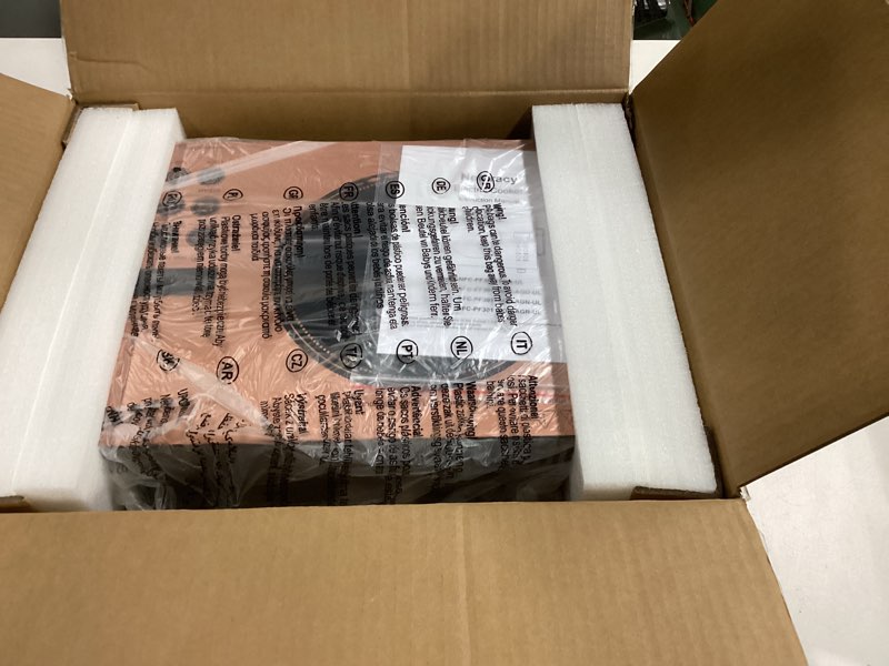 Condition photo showing New/Like New for Electric Cooktop Single Burner, 110V Portable Electric Stove 1800W, One Burner Hot Plate with Knob & Touch Control, Countertop, Timer & Safety Lock, 110-120V Plug in(Orange) Single Burner Orange