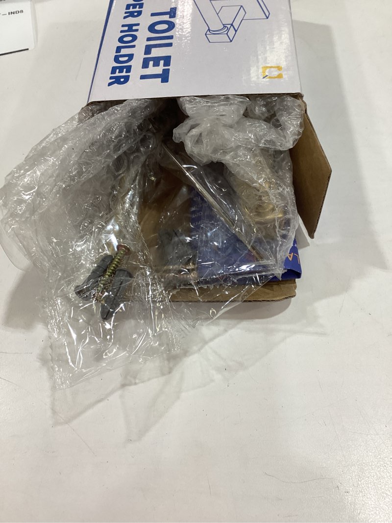 Condition photo showing Good Condition for ruacq gold toilet paper holder double post pivoting square tissue holders roll holder hangers brushed gold toilet paper stand bathroom stainless steel and zinc alloy modern wall mounted brushed gold square