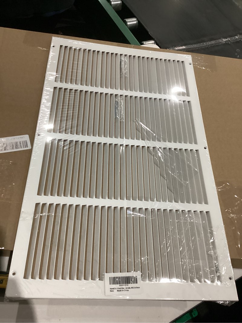 howeall 24"w x 14"h [duct opening size] steel return air grille, air return vent cover for ceiling a