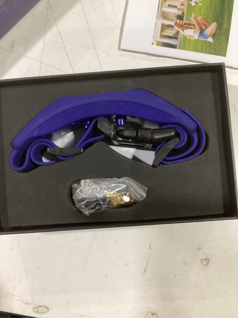 Condition photo showing As Is for gps electric dog fence with free app, wireless fence system with training collar, adjustable of dogs portable fence for outdoor use, rechargeable waterproof flexiable collar, (blue)