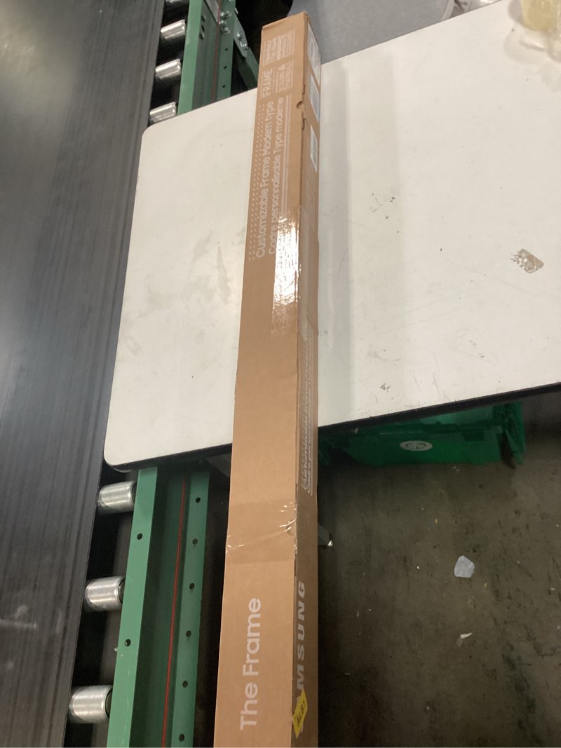 Condition photo showing New/Like New for samsung 50-inch the frame customizable bezel, modern teak (vg-scfa50tkbza, 2021 model) 50 inch customizable bezel only modern teak