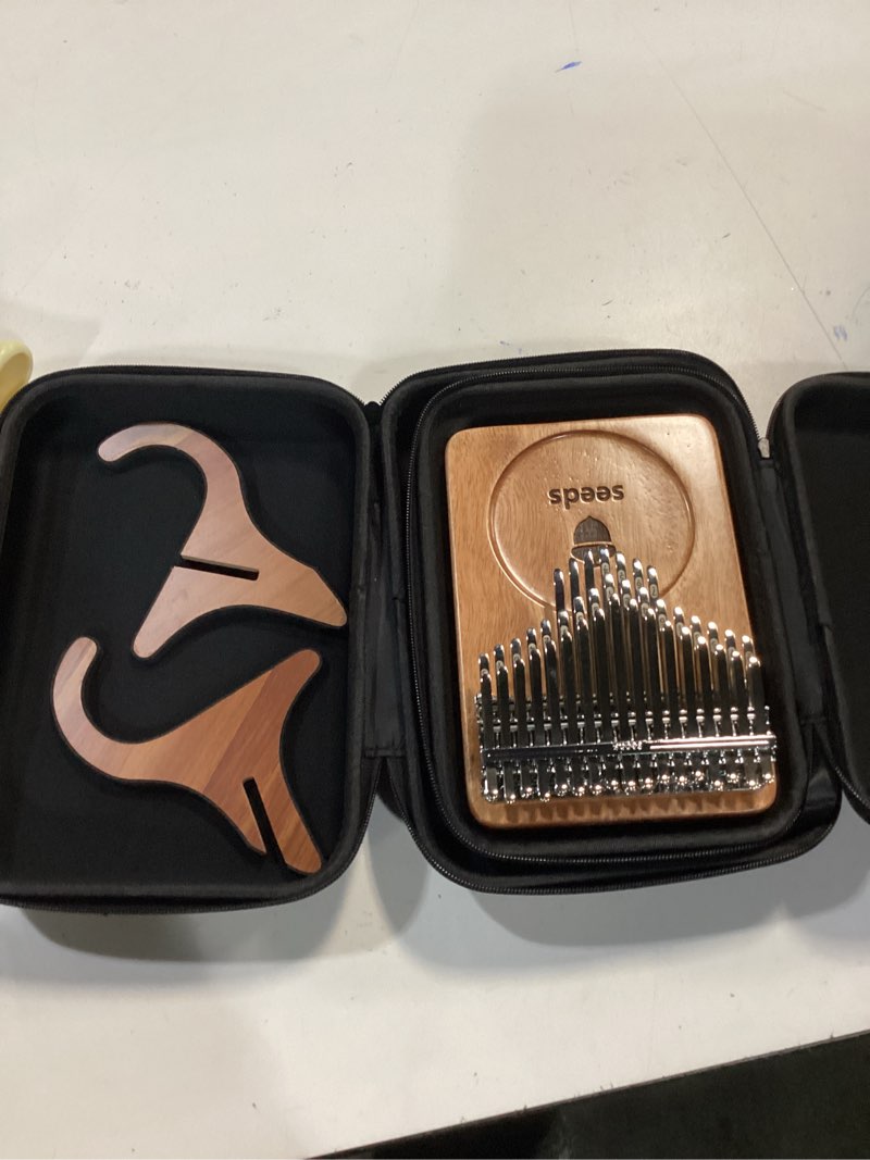 Condition photo showing Good Condition for Seeds Kalimba Thumb Piano 41 Keys Chromatic C-Tuned Thumb Piano Okoume wood Flat Board ultra-lightweight Portable Mbira Finger Piano