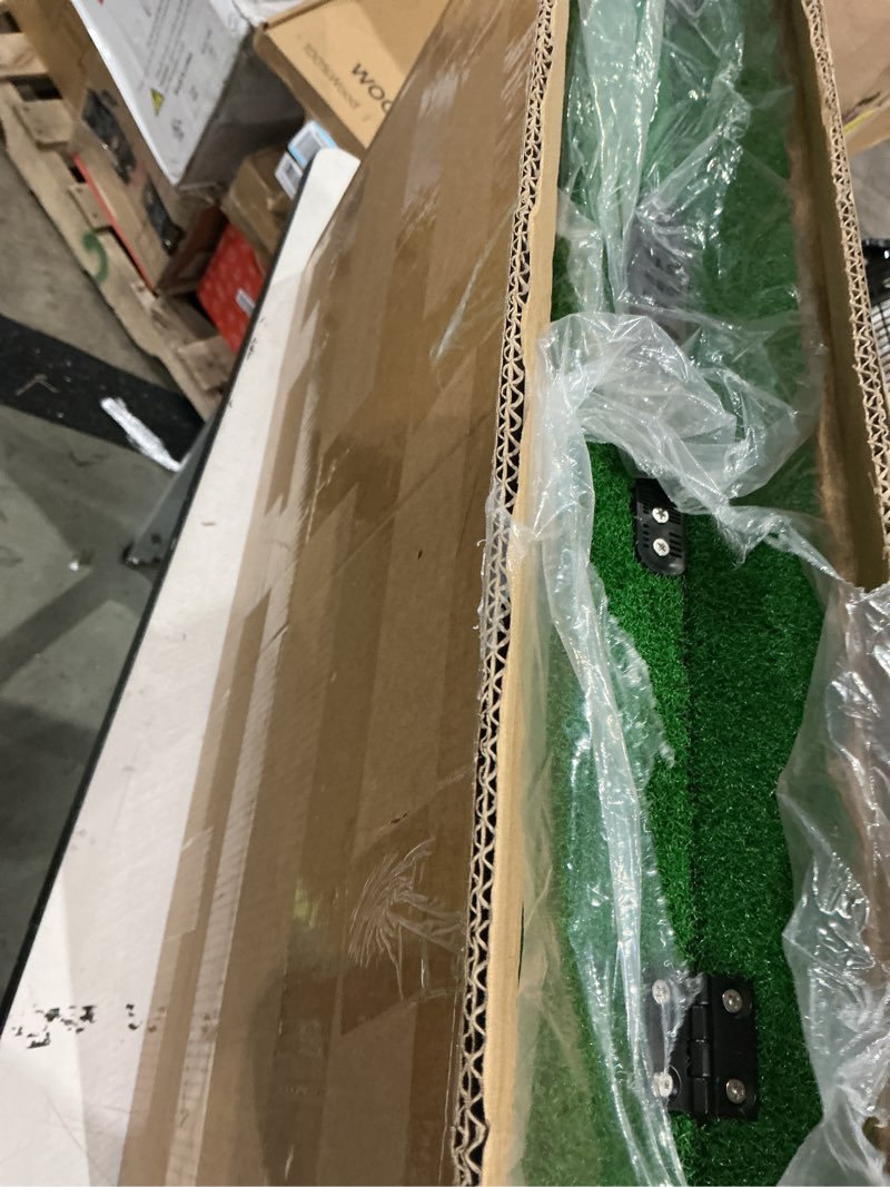 Condition photo showing Good Condition for pitching mound, training equipment, baseball pitcher's mound with carry handle and regulation pitching rubber 34'' x 30'' x 4''