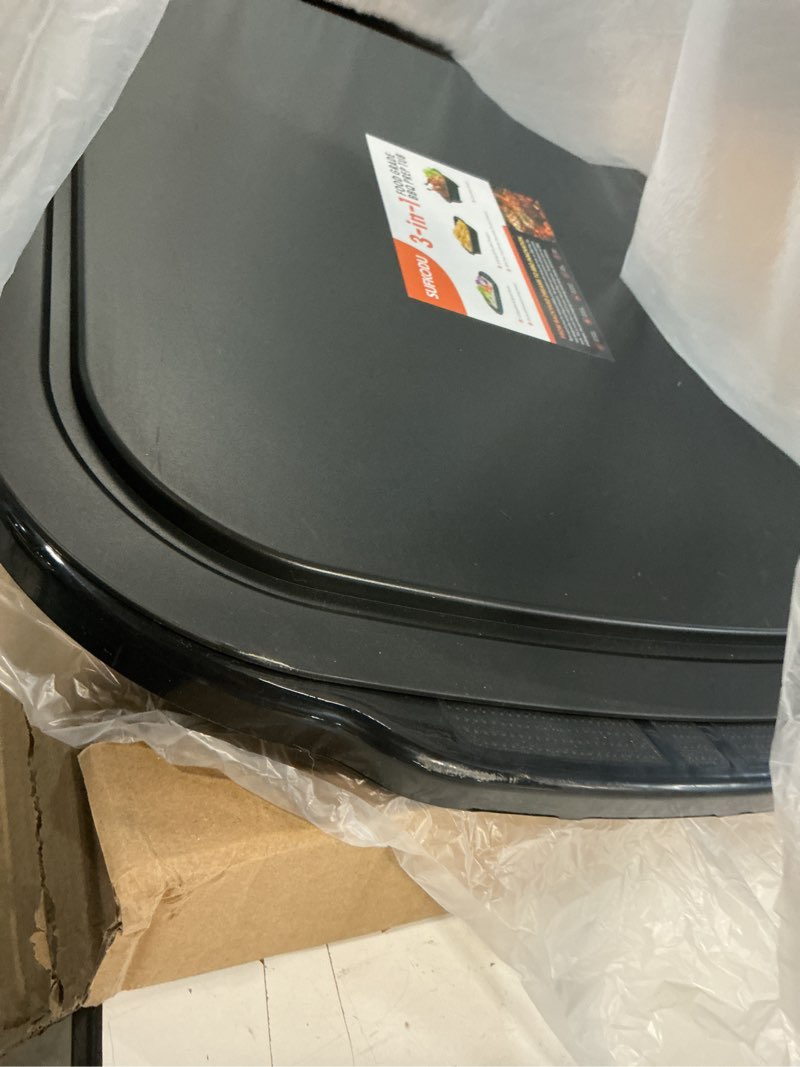 Condition photo showing Good Condition for collapsible bbq prep tubs with titanium cutting board, large-capacity?5.3gal/20l?foldable cutting board, with locking lid, strong sealing and leak-proof design. suitable for kitchen and outdoor. black 22.5"l x 16.5"w*6"th
