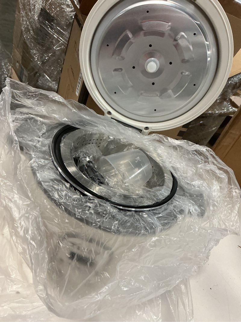 Condition photo showing New/Like New for tlog low carb rice cooker 2l(8 cups cooked), low sugar healthy rice maker with 304 stainless steel steamer basket, 5 cooking presets, 24h timer & keep warm function grey-9