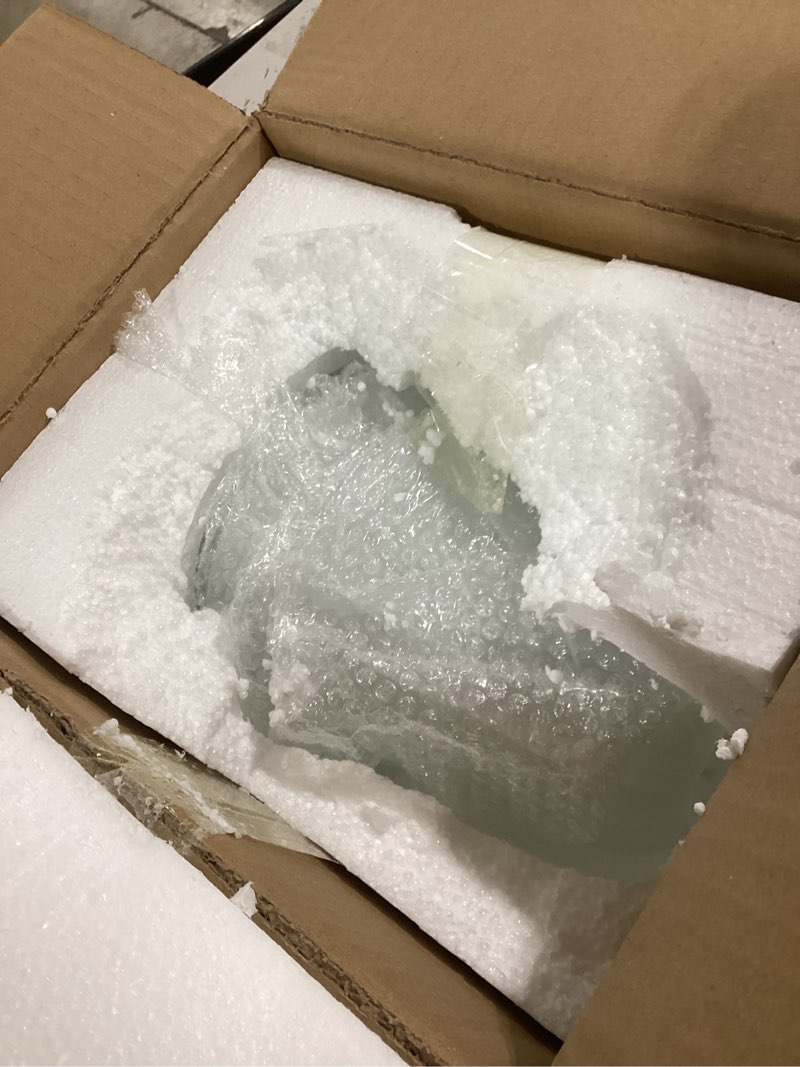 Condition photo showing New/Like New for Giluta 6 Pack Bell Shaped Glass Shade Alabaster Light Fixture Shades Replacement for Ceiling Fan Light Wall Light, Lipless with 1-5/8 inch Fitter Opening