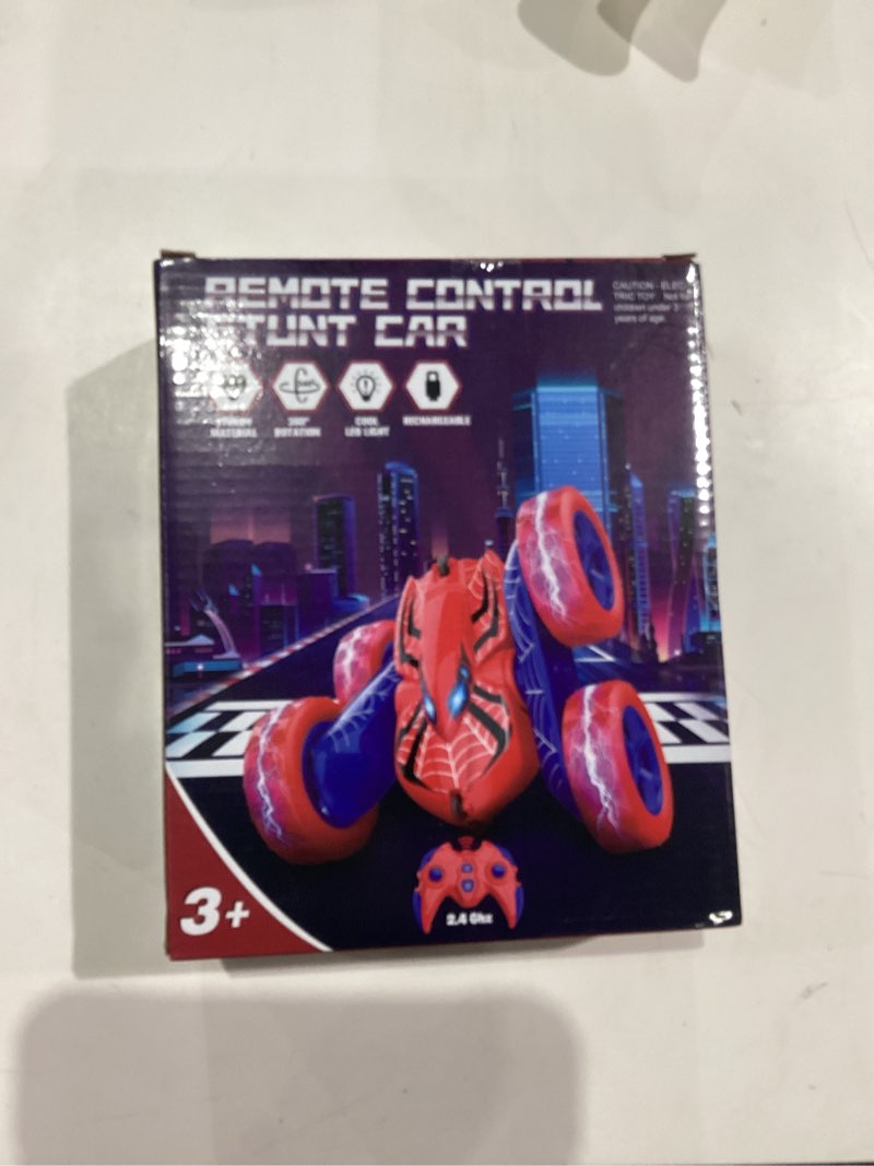 Condition photo showing New/Like New for Remote Control Car,RC Cars Boys Toys for 3 4 5 6 7 8 9 10 11 12 Year Old Boy Double Sided 360°Flip 4WD Rechargeable Drift RC Race Car Birthday Gifts Christmas Basket Stuffers for Kids Age 3-12 Red