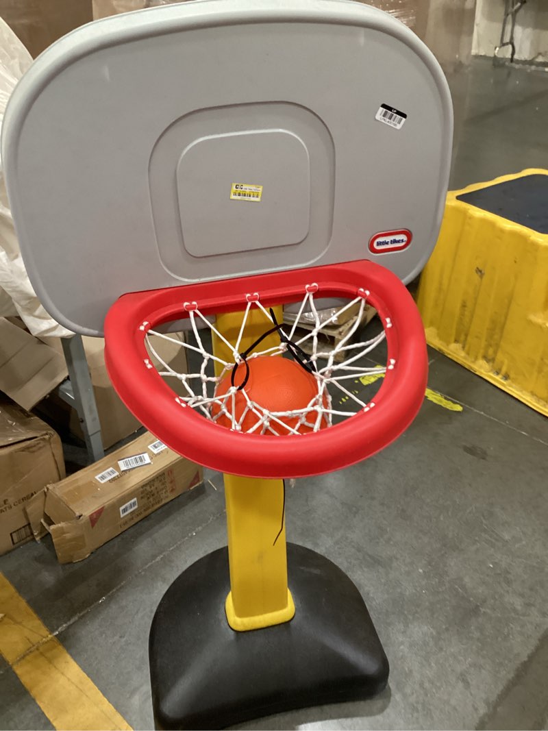 Condition photo showing As Is for rookie small basketball set - adjustable