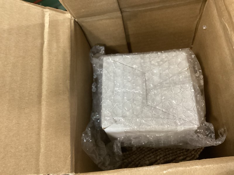 Condition photo showing As Is for HOMEIDEAS 100% Natural Cordless Roman Shades for Indoor Windows, Light Filtering Privacy Window Treatment, Farmhouse No Drill Blinds for Kitchen, Living?Dinning Room, 1 Piece, W32 X L60, Beige 32"W x 60"H Beige