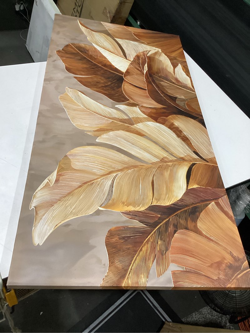 Condition photo showing New/Like New for dimpaga canvas wall art decor artwork for wall decor wall art pictures for living room botanical wall art prints brown modern wall art decorations artwork for walls bedroom office decor 20" x 40" d-y 40"l x 20"w
