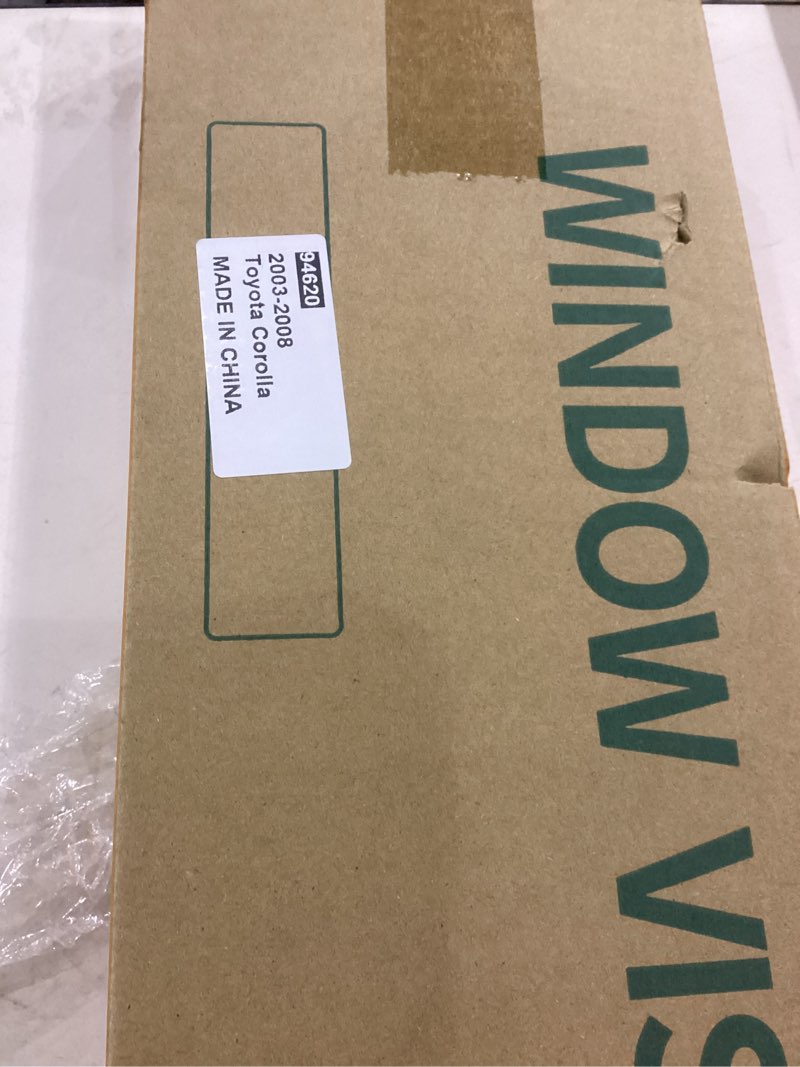 FEIDKS Tape-on Side Window Visors Deflector Rain Guard, 4pcs Set for 2003-2008 Toyota Corolla