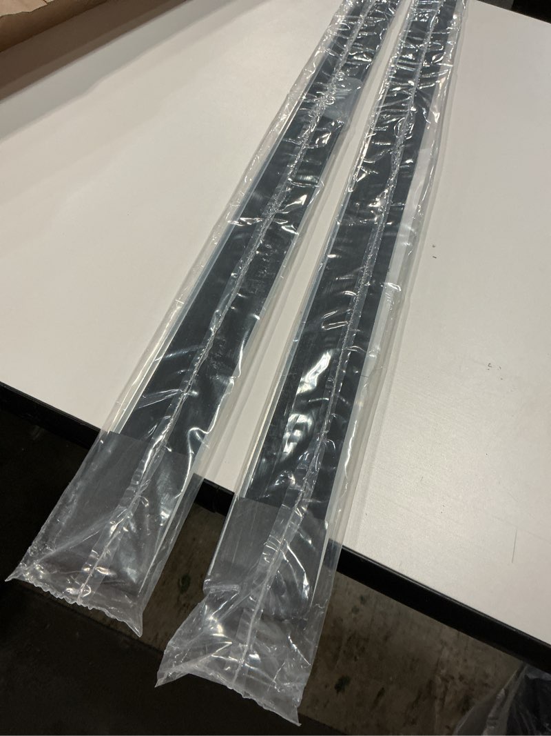 Condition photo showing New/Like New for 2 pcs M-D Building Products 68247 All-Season Door Sweep, Heavy Duty Aluminum, Ideal for Residential & Commercial Use, Easy Installation with Heavy Rubber Seal, Ensure Comfort and Security (36 Inch, Silver) Silver 36 Inch
