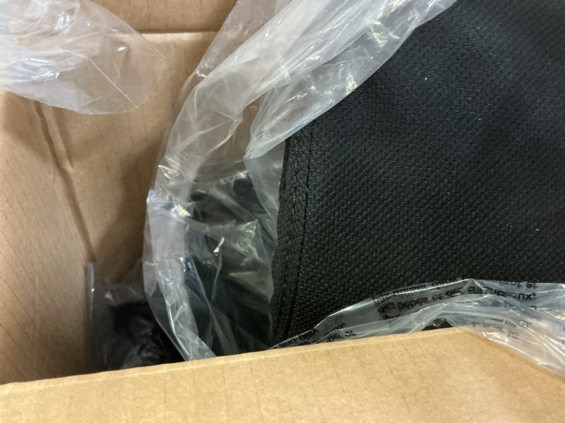 Condition photo showing As Is for mainstays mesh task chair with plush padded seat  multiple colors