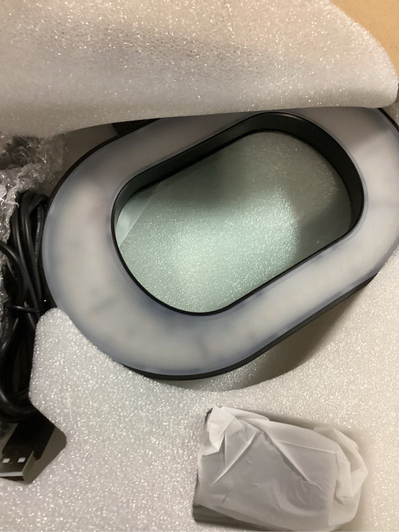 Condition photo showing Good Condition for kirkas 12x magnifying glass with light three-axis rotation, extra-long arm magnifying lamp for workbench craft repair, led lighted magnifier real glass lens overhead dimming and color(12x oval clamp)