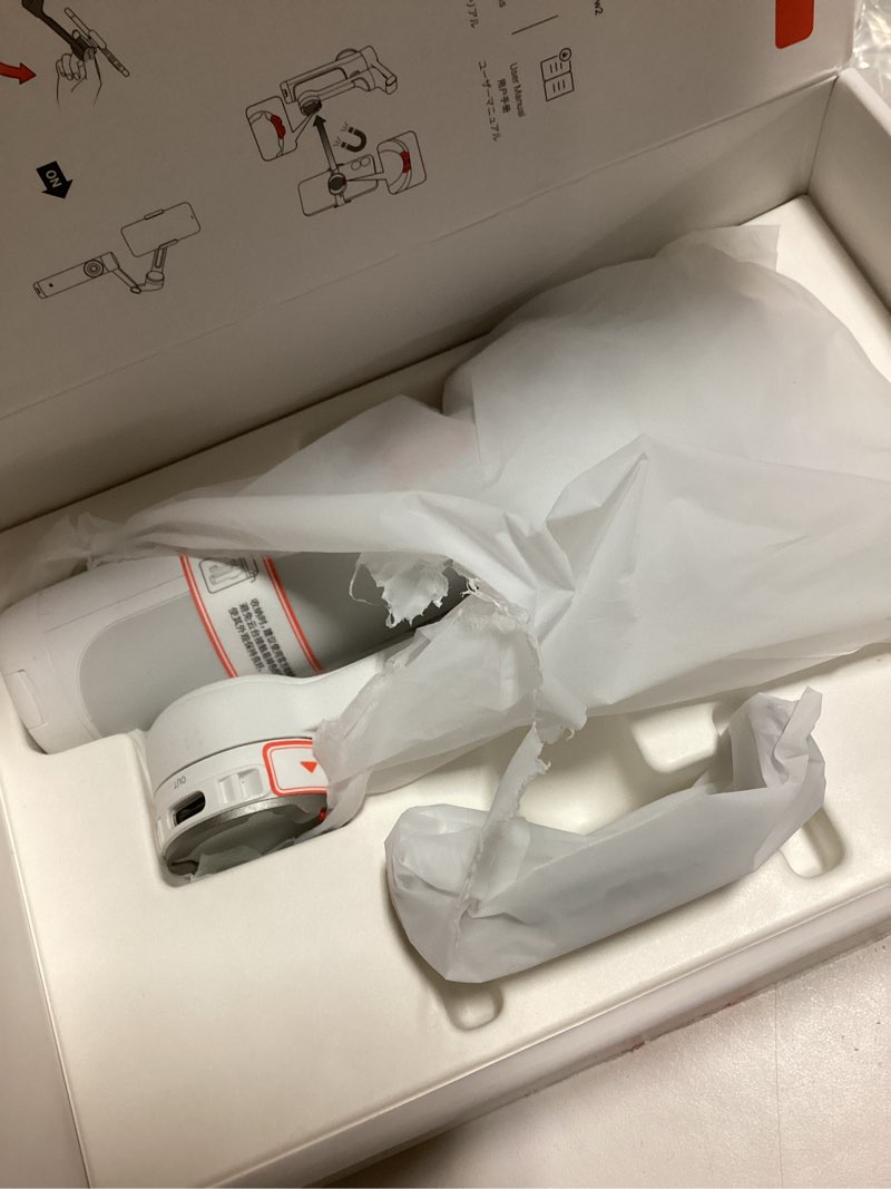 Condition photo showing As Is for Insta360 Flow 2 Pro Creator Bundle Grey - Foldable AI Phone Gimbal, Apple DockKit, 360º Pan Tracking, Free Tilt Mode, Built-in Tripod/Selfie Stick, Portable Vlog/Travel Stabilizer, Spotlight, MagSafe Stone Grey - Creator Bundle