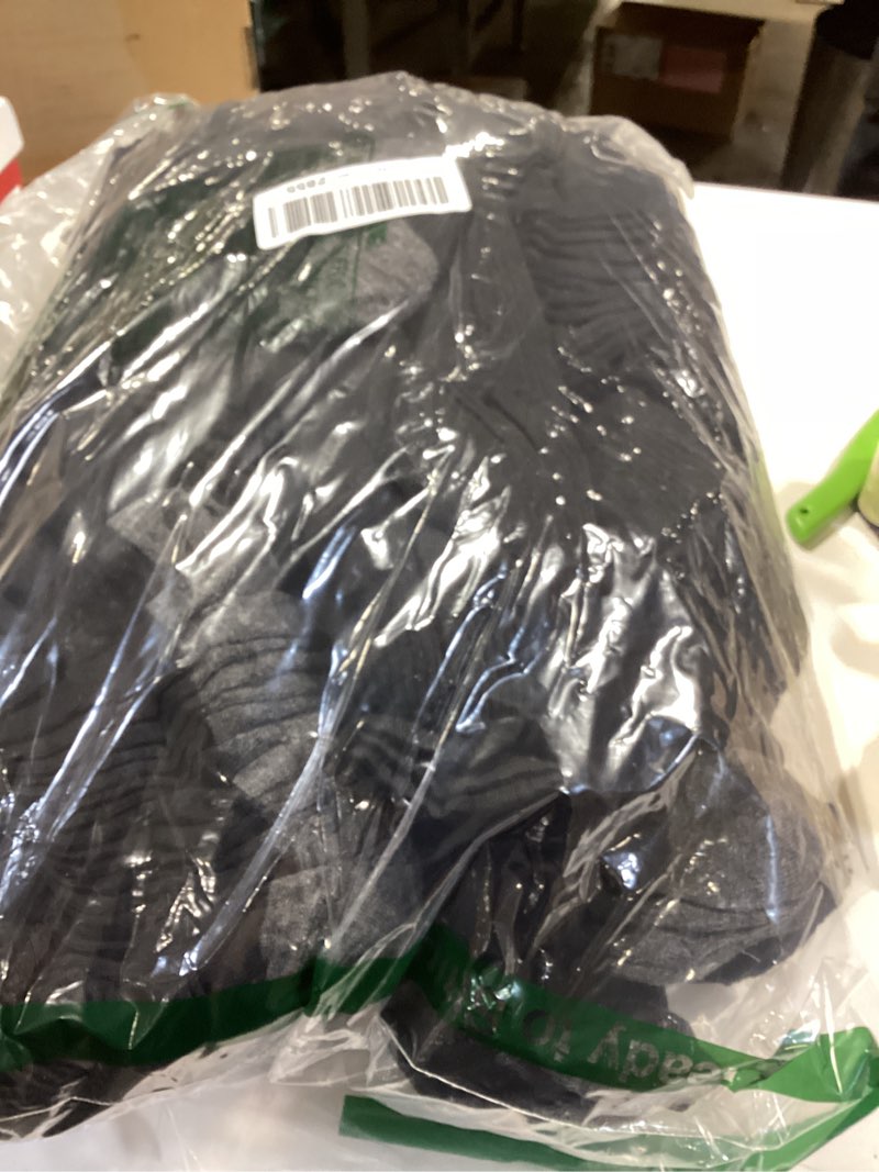 Condition photo showing Good Condition for tarpop 100 pairs bulk mens socks moisture wicking casual sports ankle socks for homeless unisex adult men women black 6-10 chic