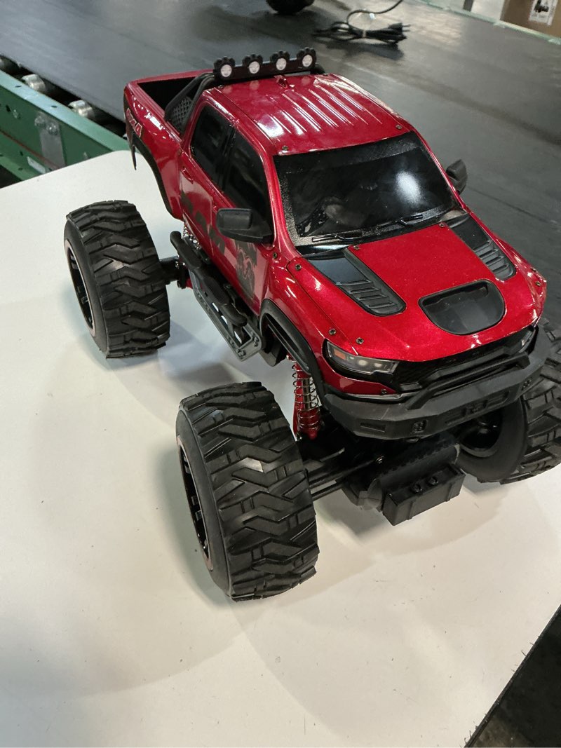 Condition photo showing As Is for adventure force 1:10 ram truck radio controlled vehicle