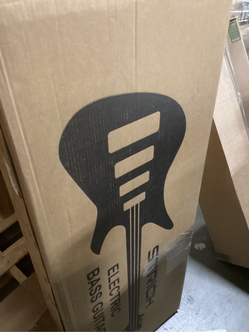 Condition photo showing New/Like New for STRICH Electric Bass Guitar 4 Strings Full-Size Beginner Kit, PB-Style Standard Bass for Starter with 2 x 5w Amp, Bag, Tuner, Strap, Cable, SPB-S10 Sunburst