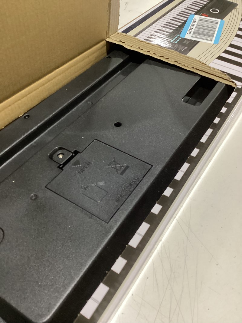 Condition photo showing As Is for 61 keys keyboard piano, Electronic Digital Piano with Built-In Speaker Microphone, Portable Keyboard Gift Teaching for Beginners, electric piano for kids