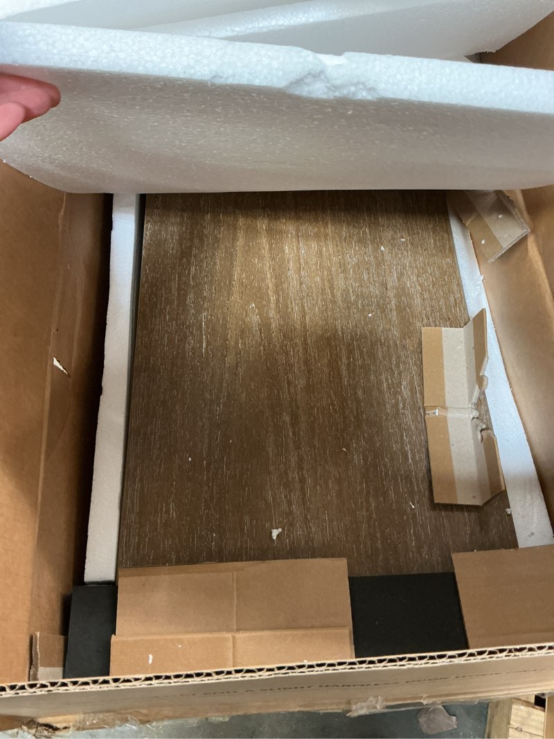 Condition photo showing As Is for Duraflame panoglow electric fireplace