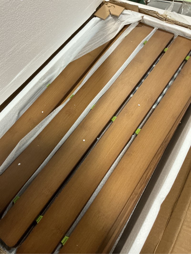 Condition photo showing Good Condition for wire shelf covers, bamboo wire rack covers for pantry, closet (5pcs, 24" w x 12" d) 24"w x 12"d 5