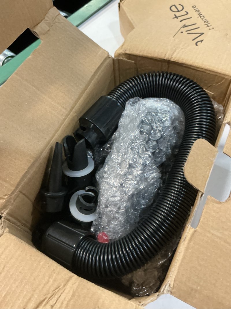 Condition photo showing As Is for air pump for inflatable boat fenders and rafts dinghies