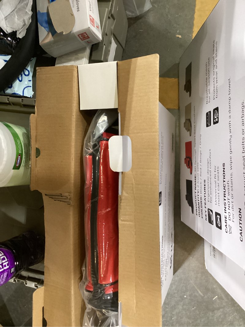 CAROMOP 3D Thick Sponge Car Seat Covers Front Set-Breathable PU Leather & Foam Mesh.Non-Slip Seat Co