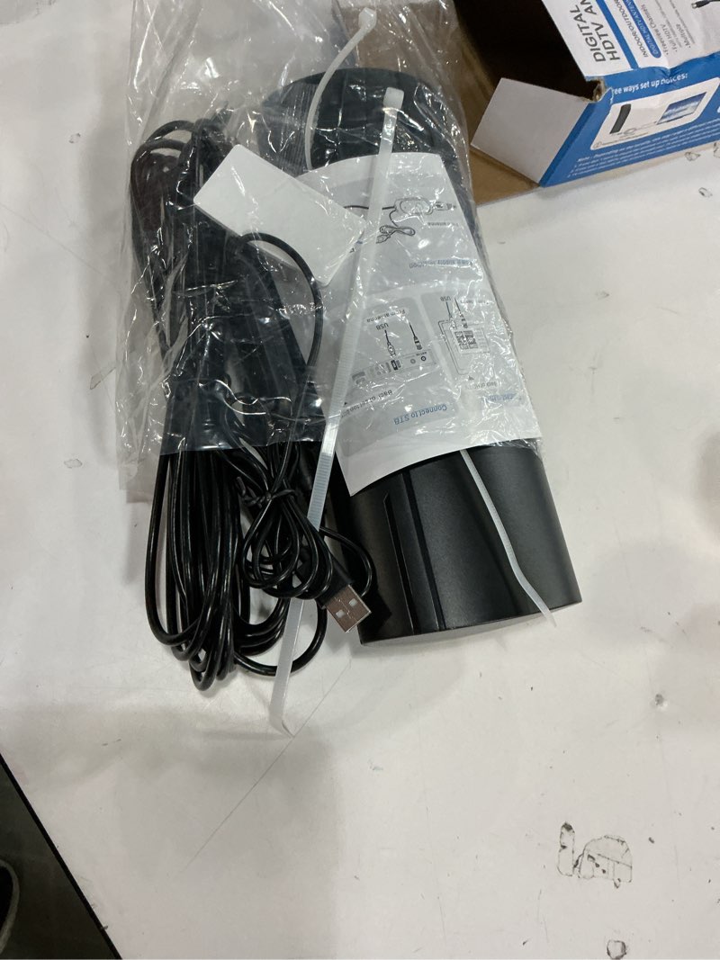 Condition photo showing Good Condition for 3600+ miles range tv antenna,2026 digital tv antenna indoor outdoor with strongest amplifier, 360°reception hd antenna for local channels for smart/old tvs-38ft coax cable-support 8k 4k 1080p atsc 3.0 black