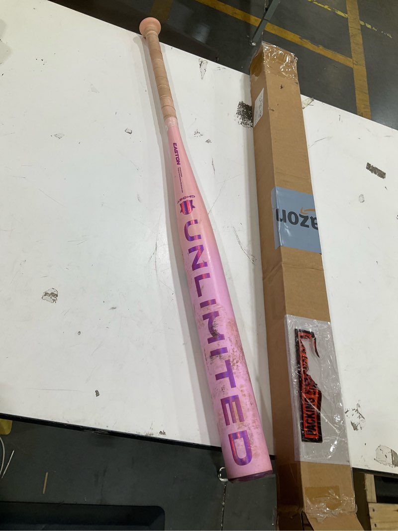 Condition photo showing As Is for easton | 2026 | ghost unlimited fastpitch softball bat | approved for all fields | -11 / -10 / -9 / -8 | 2 pc. composite -10 33 inches
