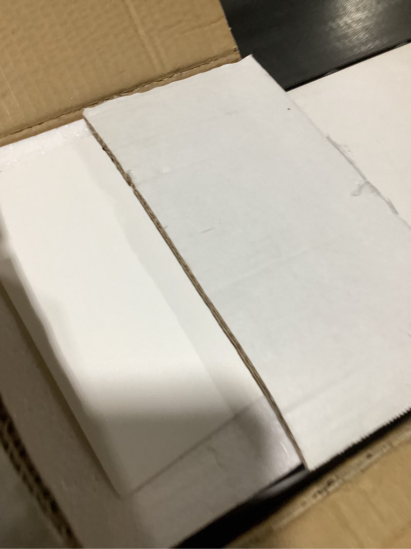 Condition photo showing As Is for Bathroom Exhaust Fan with Light, Rust-proof Metal Frame, 110 CFM&0.8 Sones, 3000K /4000K /5000K Adjustable LED Light,Bathroom Fan With Light with Memory Function